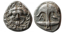 THRACE, Apollonia Pontika. Mid-late 4th century BC. AR Drachm