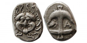 THRACE, Apollonia Pontika. Mid-late 4th century BC. AR Drachm