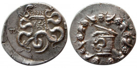 LYDIA, Tralleis. circa 166-67 BC. AR Cistophoric Tetradrachm