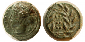SICILY, Himera. Circa 415-409 BC. Æ Hemilitron.
