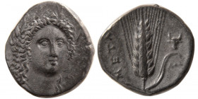 LUCANIA, Metapontion. Early-Mid 3rd Century BC. AR Nomos