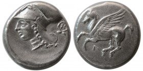 CORINTHIA, Corinth. ca. 375-300 BC. AR Stater