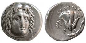 ISLANDS off CARIA. Rhodes. Circa 275-250 BC. AR Didrachm
