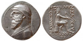 KINGS of PARTHIA. Mithradates II. 121-91 BC. AR Tetradrachm.