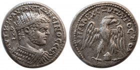 MESOPOTAMIA. Edessa. Caracalla. 198-217. BI Tetradrachm.