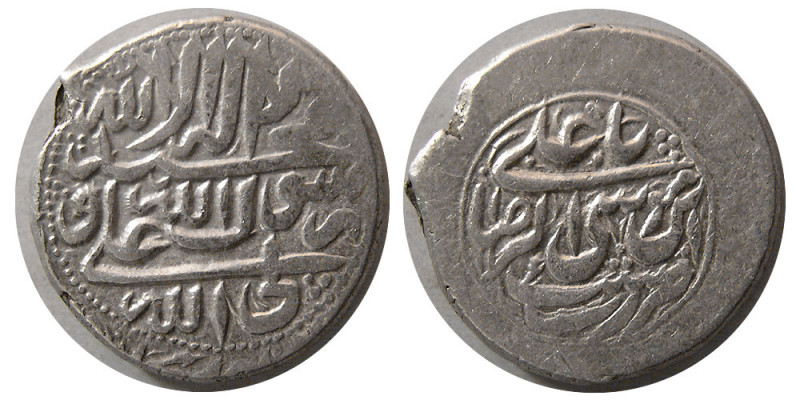 QAJAR; Muhammad Hasan Khan. (1747-1759 AD, 1161-1173 AH), AR Rupee (10.94 gm; 22...
