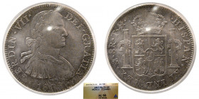MEXICO, Ferdinand VII. 1809-Mo, TH. 8 Reales. ANACS-AU58