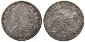 UNITED STATES. 1830 Capped Bust. Half Dollar (50 Cents).