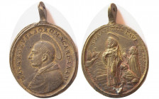 BRONZE RELIGIOUS MEDALS. Franciscan. From the Wreck of "El Buen Consejo".