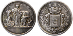 FRANCE. Late 1800s Silver French Medal for Agriculture.