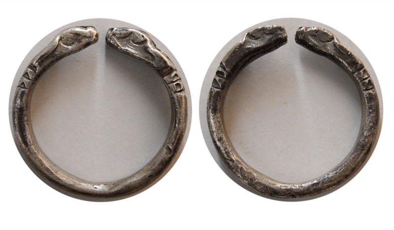 ACHAMENIED EMPIRE. Circa 550-350 BC. Silver Ring (4.26 gm; 24mm). Ring size 9. S...