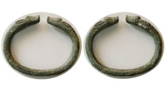 ACHAMENIED EMPIRE. Ca. 550-350 BC. Large Silver Bracelet