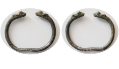 ACHAMENIED EMPIRE. Ca. 550-350 BC. Large Silver Bracelet .