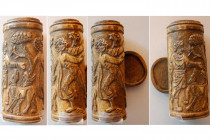 BYZANTINE EMPIRE. Ca. 10th.-12th. Century AD. Bone Cylindrical-shaped Tube.