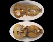 BYZANTINE EMPIRE. Ca. 9th-10th. Century AD. Gold Belt Buckle