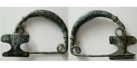 BYZANTINE EMPIRE. Ca. 5th.- 6th. Century AD. Large Bronze Fibula.