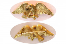 Magnificent Victorian eagle in 18 karat yellow gold.
