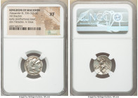 MACEDONIAN KINGDOM. Alexander III the Great (336-323 BC). AR drachm (17mm, 10h). NGC XF. Early posthumous issue of Colophon, ca. 323-319 BC. Head of H...