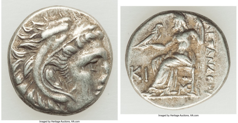 MACEDONIAN KINGDOM. Alexander III the Great (336-323 BC). AR drachm (16mm, 4.28 ...