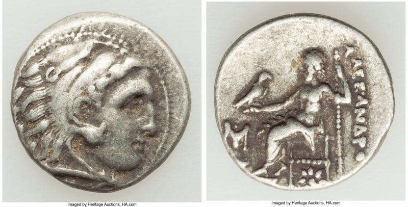 MACEDONIAN KINGDOM. Alexander III the Great (336-323 BC). AR drachm (18mm, 4.22 ...