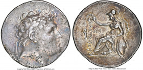 PERGAMENE KINGDOM. Attalus I (ca. 241-197 BC). AR tetradrachm (31mm, 16.64 gm, 12h). NGC Choice VF 5/5 - 2/5. Pergamum, ca. 241-235 BC. Laureate head ...