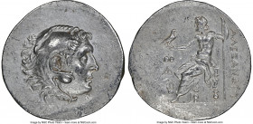 LESBOS. Mytilene. Ca. 188-170 BC. AR tetradrachm (36mm, 12h). NGC Choice XF. Late posthumous issue in the name and types of Alexander III of Macedon. ...