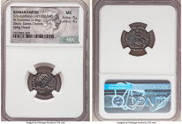 Constantinople Commemorative (ca. AD 330-340). AE3 or BI nummus (17mm, 2.46 gm, 6h). NGC MS 5/5 - 4/5. Siscia, 2nd officina, AD 332-333, struck under ...