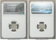Bearn. Anonymous 3-Piece Lot of Certified Obols ND (1100-1300) NGC, Bearn mint. Weights range from 0.32-0.44gm. In the name of Centulle. Includes (2) ...