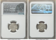 La Marche. Hugh IX-X 3-Piece Lot of Certified Deniers ND (1199-1249) Authentic NGC, Struck in the name of Louis. Weights range from 0.83-0.97gm. Sold ...