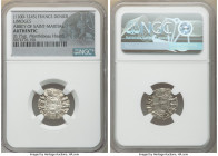 Abbey of Saint-Martial 4-Piece Lot of Certified Deniers ND (1100-1245) Authentic NGC, Limoges mint, PdA-2295. Weights range from 0.69-0.81gm. Sold as ...