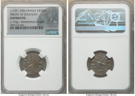 Priory of Souvigny 4-Piece Lot of Certified Deniers ND (1150-1200) Authentic NGC, PdA-2170. Weights range from 0.76-1.03gm. Sold as is, no returns. Ex...