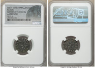 Nevers. Robert of Flanders Denier ND (1271-1296) Authentic NGC, Rob-4586, PdA-2153. 20mm. 1.01gm. 

HID09801242017

© 2020 Heritage Auctions | All...