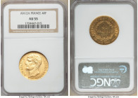 Napoleon gold 40 Francs L'An 12(1803/1804)-A AU55 NGC, Paris mint, KM652. First year of two year type. 

HID09801242017

© 2020 Heritage Auctions ...