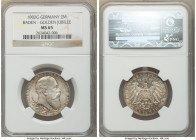 Baden. Friedrich I 2 Mark 1902-G MS65 NGC, Karlsruhe mint, KM271. Golden Jubilee issue. 

HID09801242017

© 2020 Heritage Auctions | All Rights Re...