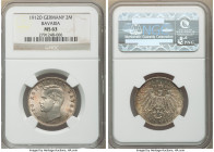 Bavaria. Otto 2 Mark 1912-D MS63 NGC, Munich mint, KM913. Semi-key date in series. 

HID09801242017

© 2020 Heritage Auctions | All Rights Reserve...