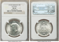 Bavaria. Ludwig III 3 Mark 1914-D MS66 NGC, Munich mint, KM1005, J-52. Blast white and virtually unmarked surfaces. 

HID09801242017

© 2020 Herit...