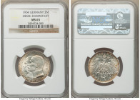 Hesse-Darmstadt. Ernst Ludwig 2 Mark 1904 MS65 NGC, KM372, J-74. Issued for the 400th anniversary of Philipp the Magnanimous. 

HID09801242017

© ...