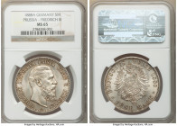 Prussia. Friedrich III 5 Mark 1888-A MS65 NGC, Berlin mint, KM512. One year type. 

HID09801242017

© 2020 Heritage Auctions | All Rights Reserved...