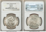Prussia. Wilhelm II 5 Mark 1908-A MS65 NGC, Berlin mint, KM523. Last year of type. 

HID09801242017

© 2020 Heritage Auctions | All Rights Reserve...