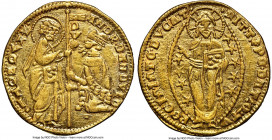 Venice. Andrea Dandolo gold Ducat ND (1343-1354) AU58 NGC, Fr-1221. 3.50gm. Lustrous and choice and at the top end of the grade. 

HID09801242017
...