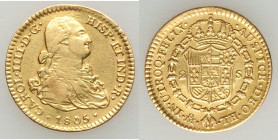 Charles IV gold 2 Escudos 1805 Mo-TH VF (Mount Removed), Mexico City mint, KM132. 22.8mm. 6.68gm. 

HID09801242017

© 2020 Heritage Auctions | All...