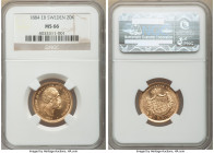 Oscar II gold 20 Kronor 1884-EB MS66 NGC, KM748. Superb Gem with fully struck details. AGW 0.2593 oz. 

HID09801242017

© 2020 Heritage Auctions |...
