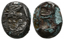 LYDIA, Kings of. Time of Kroisos. Circa 561-546 BC. AR plated Stater.
Reference:
Condition: Very Fine

Weight: 4,2 gr
Diameter: 15,5 mm