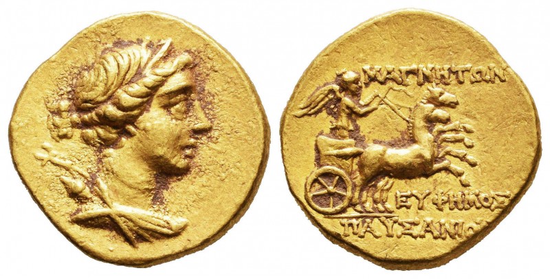 IONIA. Magnesia ad Meandrum. Ca. mid-2nd century BC. AV stater (19mm, 8.47 gm, )...