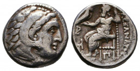 KINGS OF MACEDON. Alexander III ‘the Great’, 336-323 BC. Drachm.
Reference:
Condition: Very Fine

Weight: 3,2 gr
Diameter: 16,1 mm
