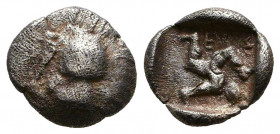 Greek AR Obol. 4-5th century BC.
Reference:
Condition: Very Fine

Weight: 1 gr
Diameter: 11,8 mm