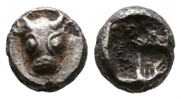 Greek AR Obol. 4-5th century BC.
Reference:
Condition: Very Fine

Weight: 0,8 gr
Diameter: 8,1 mm