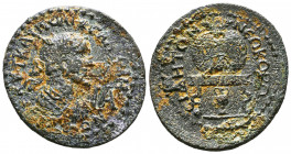Gallienus. AD 253-268. Æ. Side mint in Pamphylia.
Condition: Very Fine

Weight: 13,9 gr
Diameter: 32,4 mm