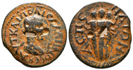 PAMPHYLIA. Aspendos. Gallienus (253-268). Ae.
Reference:
Condition: Very Fine

Weight: 14,6 gr
Diameter: 30,6 mm