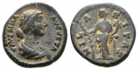 Faustina Junior (Augusta, 161-180), limes denarius
Reference:
Condition: Very Fine

Weight: 2,8 gr
Diameter: 17,7 mm